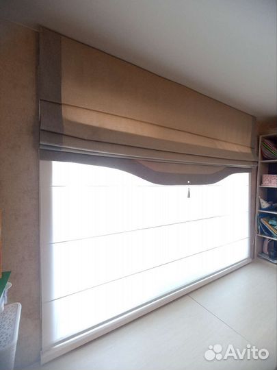 Двойные римские шторы