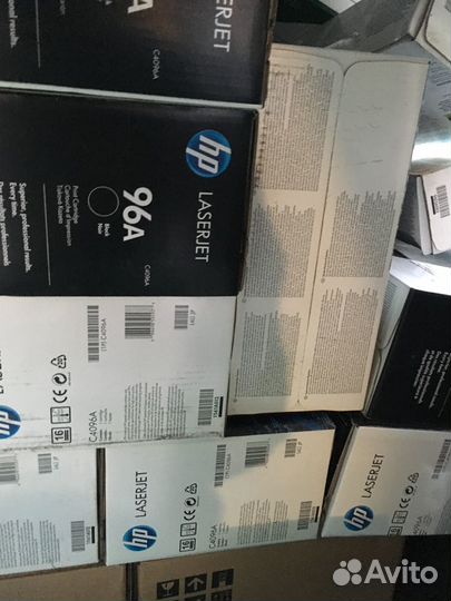 Тонер картридж hp lj 96a много