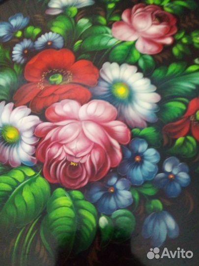 Подносы Жостово.Худ-к В.Кледов.ссср