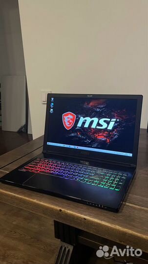 Игровой ноутбук MSI i7 1050Ti