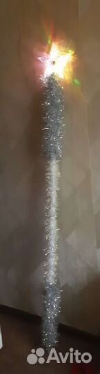 Посох деда мороза светящийся