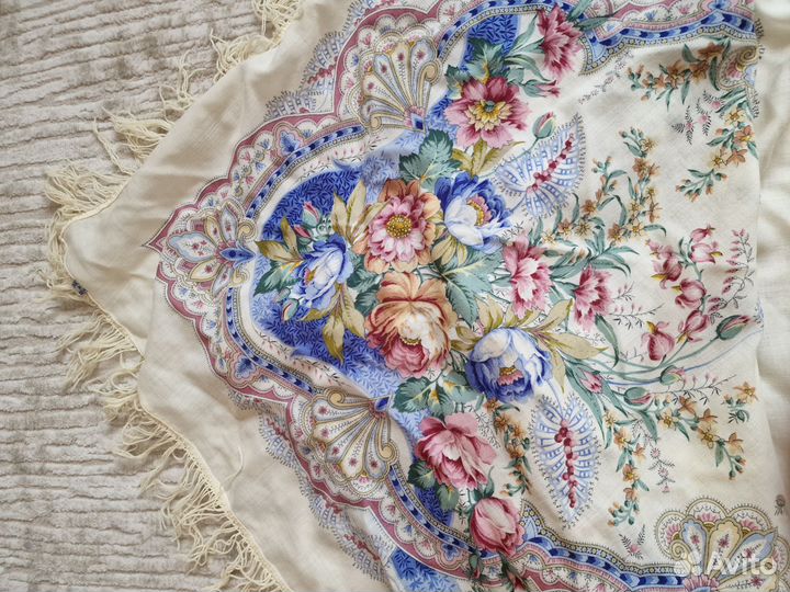 Платок шаль Павлопосадский