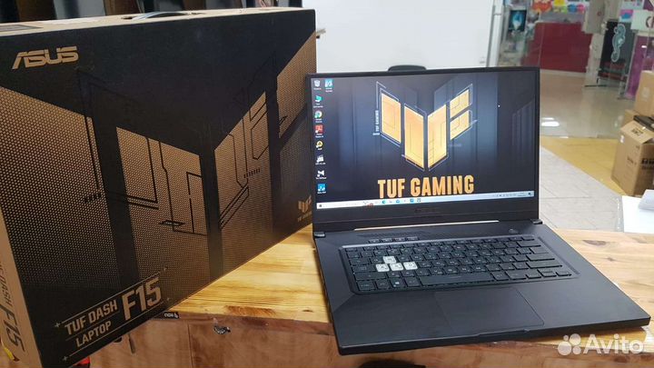 Мощный игровой ноутбук Asus Tuf Core i7 c RTX3070
