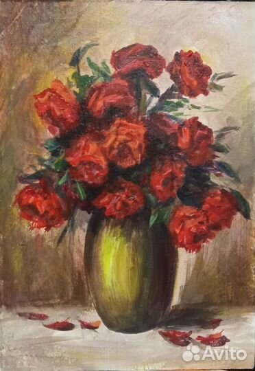 Картина Букет, 21х30, акрил