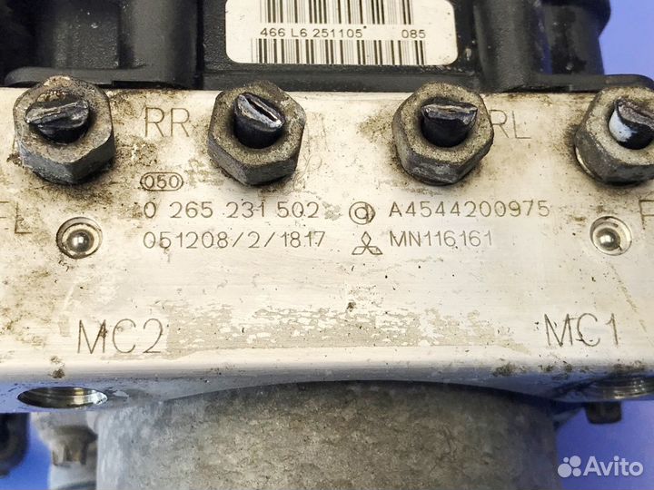 Блок абс Мицубиси Кольт 2006