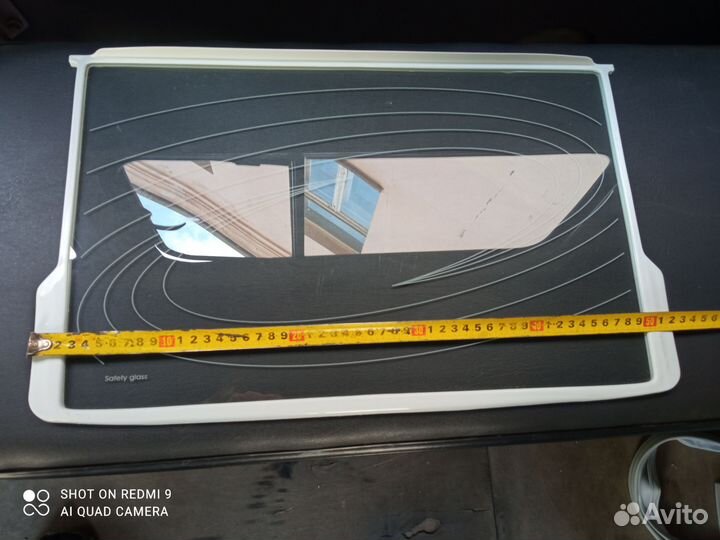 Стеклянная полка для холодильника