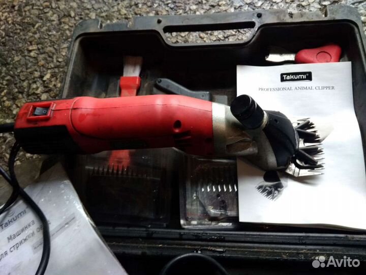 Электро машинка для стрижки овец takumi 220в