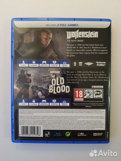 PS4 Wolfenstein: The Two Pack Субт. на Рус. яз