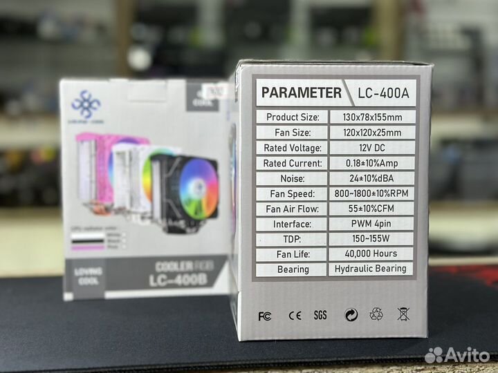 Кулер процессора Loving Cool RGB (белый / черный)