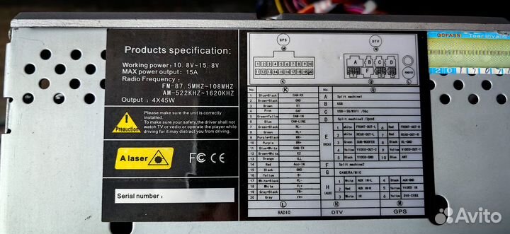 Головное устройство Ford Escape 2