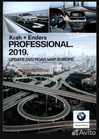 BMW Road Map Europe Professional 2019