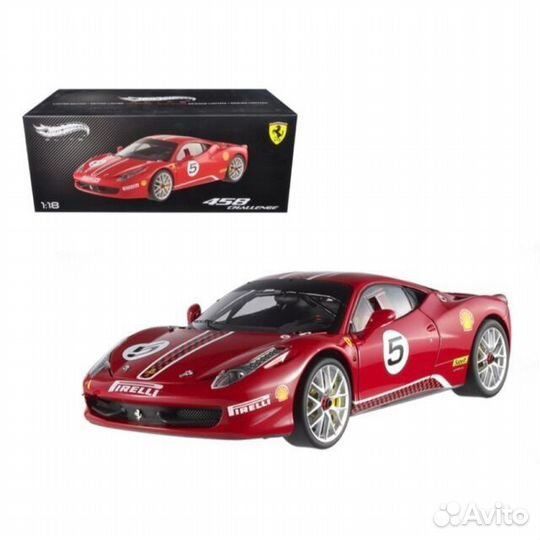 Hot Wheels Elite 1:18 Ferrari 458 Challenge #5