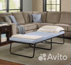 Раскладушка складная усиленная Беларусь 120 кг