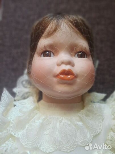 Кукла фарфоровая большая