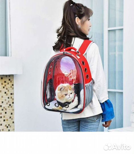Переноска - рюкзак для кошек и собак