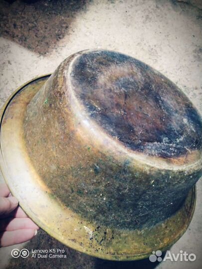 Медный таз для варенья