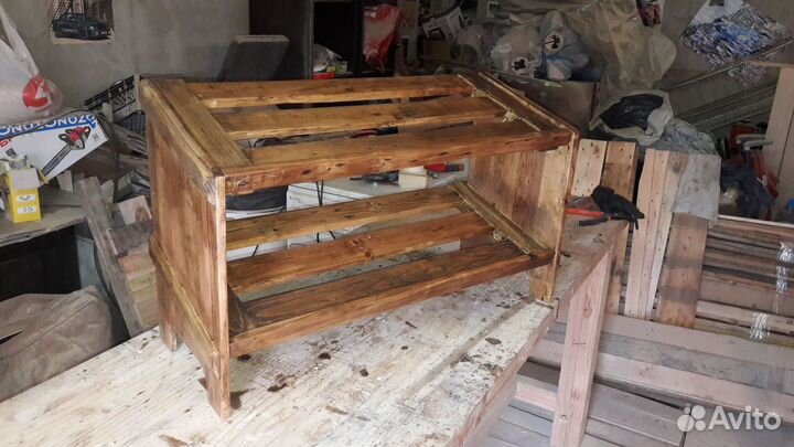 Натуральная подставка для обуви