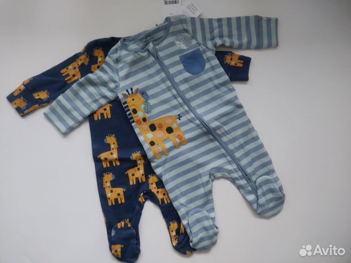Слипы Next на мальчика 3 мес 62 см