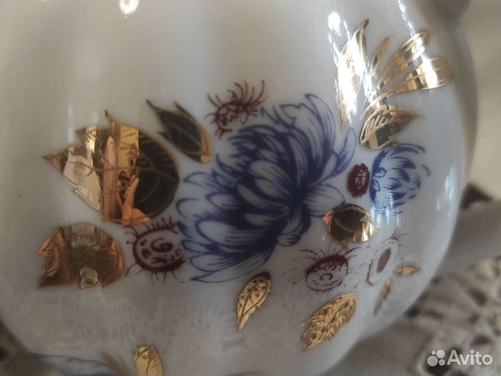 Чайный сервиз Лилия или Золотые листики