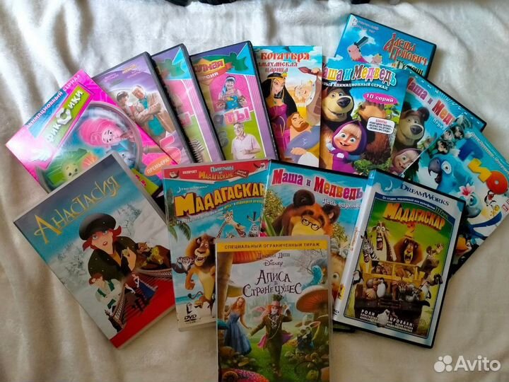 Dvd диски мультфильмы, фильмы