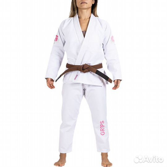 Кимоно для бжж женское gr1ps Leo Cor (белый, F2)