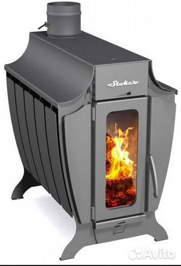 Печь отпительная Stoker 150 G(дрова,газ)
