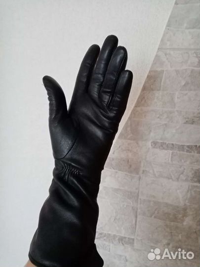 Перчатки женские кожаные 7 размер