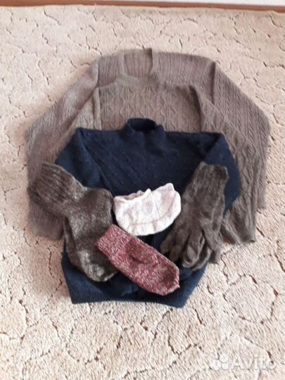 Вязаные пуховые вещи ручной работы