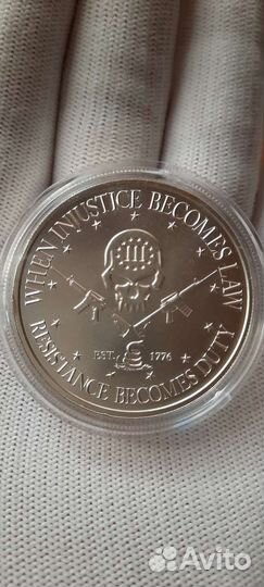 When injustice becomes LAW США 2 унции серебро