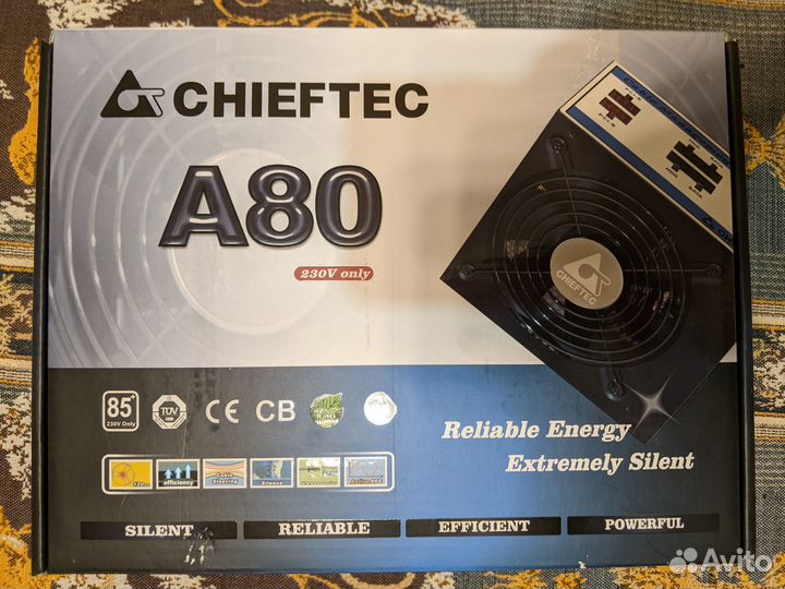 Блок питания Chieftec CTG-650C 650W черный