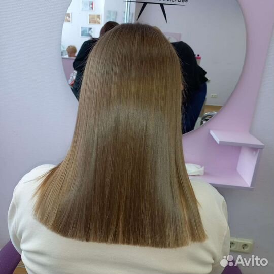 Кератиновое выпрямление
