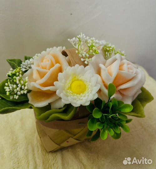Мыльные букеты