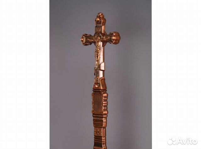 Крест надгробный литой