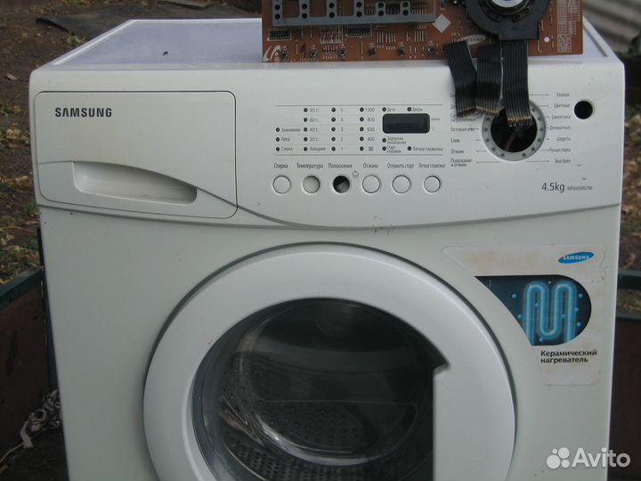 Стиралка Samsung WF6450N7W разбор на запчасти