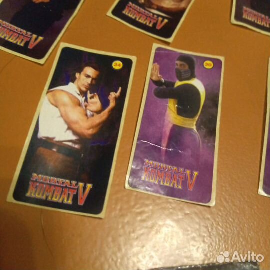 Наклейки Мортал Комбат 5 Стикеры Mortal Kombat 5