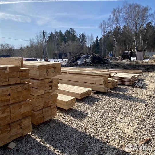 Доска обрезная, брус с доставкой