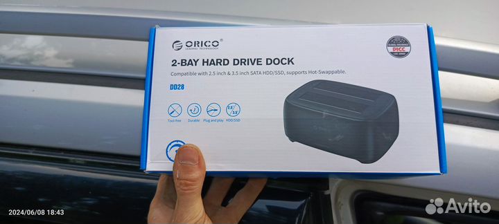 Док станция для hdd 2.5 3.5