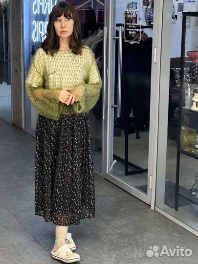 Свитер паутинка из мохера