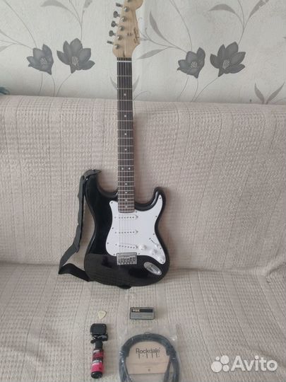 Электрогитара Fender Squier MM Stratocaster Black