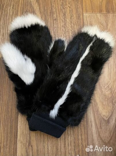 Варежки норковые