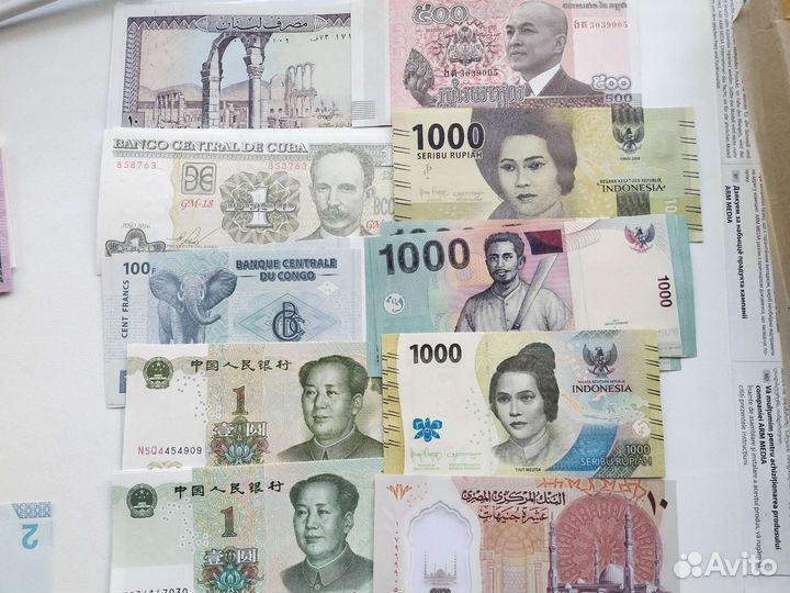 Баннкноты зарубежных стран
