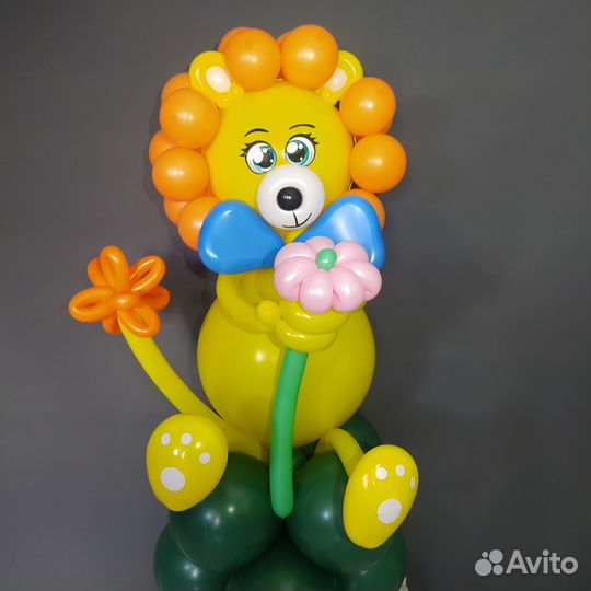 Цветы, фигуры из шаров