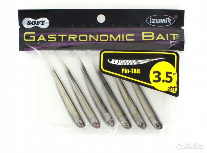 Мягкая приманка izumi PinTail 90 (6 шт)