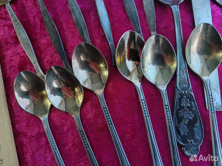 Мельхиоровые ложки. Цена за 1 предмет