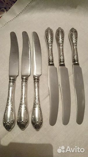 Мельхиоровые столовые приборы 
