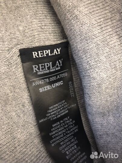 Шапка Replay Италия