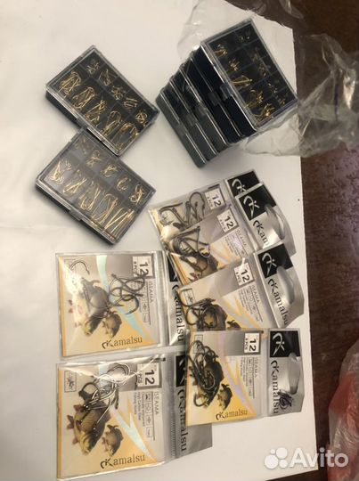 Крючки для рыбалки. Набор. Новые. 6х5см