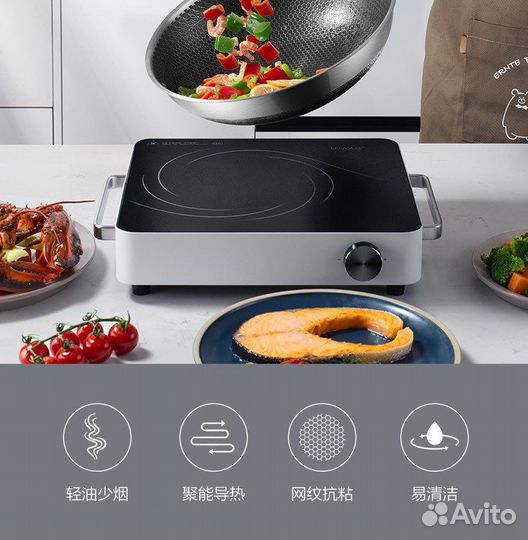 Сковорода Вок из нержавеющей стали Xiaomi