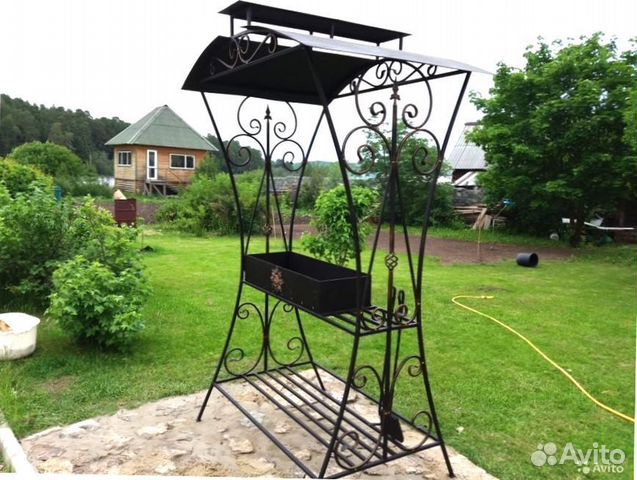 Мангал С крышей