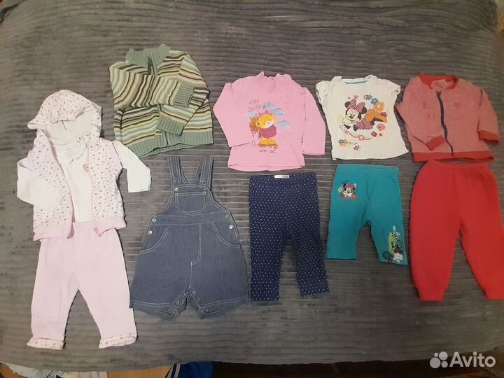 Детские вещи пакетом для девочки 74-80